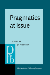 Book Cover for Pragmatics at Issue by Jef Verschueren