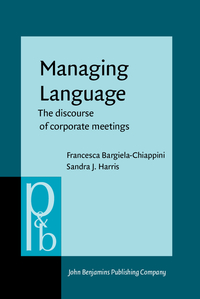 Book Cover for Managing Language by Francesca BargielaChiappini, Sandra J Harris