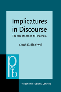 Book Cover for Implicatures in Discourse by Sarah E Blackwell