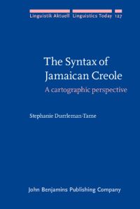 Book Cover for The Syntax of Jamaican Creole by Stephanie Durrleman