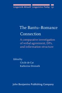 Book Cover for The Bantu-Romance Connection by Cécile De Cat, Katherine Demuth
