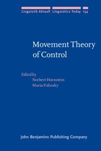 Book Cover for Movement Theory of Control by Norbert Hornstein, Maria Polinsky