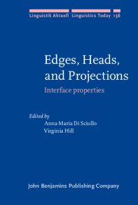 Book Cover for Edges, Heads, and Projections by AnneMarie Di Sciullo, Virginia Hill