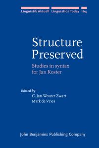 Book Cover for Structure Preserved by C JanWouter Zwart, Mark de Vries, Jan Koster