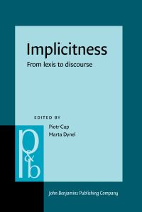 Book Cover for Implicitness by Piotr Cap, Marta Dynel