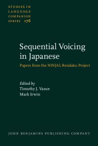 Book Cover for Sequential Voicing in Japanese by Kokuritsu Kokugo Kenkyujo Japan