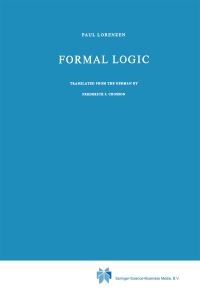 Book Cover for Formal Logic by P Lorenzen