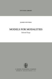 Book Cover for Models for Modalities by Jaakko Hintikka