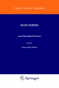 Book Cover for Mass Terms by Francis Jeffrey Pelletier