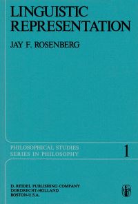 Book Cover for Linguistic Representation by JF Rosenberg