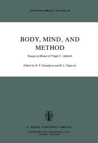Book Cover for Body, Mind, and Method by Virgil C Aldrich, Donald F Gustafson, Bangs L Tapscott