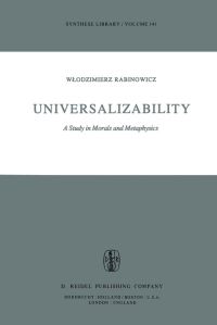 Book Cover for Universalizability by Wlodzimierz Rabinowicz