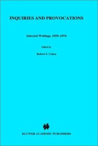 Book Cover for Inquiries and Provocations by Herbert Feigl