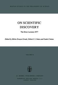 Book Cover for On Scientific Discovery by Mirko D Grmek, Robert S Cohen, Guido Cimino