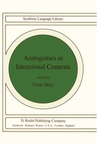 Book Cover for Ambiguities in Intensional Contexts by F Heny
