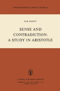 Book Cover for Sense and Contradiction by R M Dancy