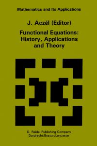 Book Cover for Functional Equations by J Aczél