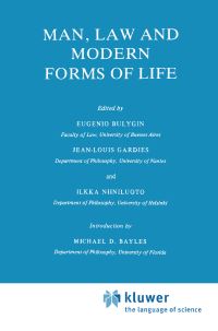 Book Cover for Man, Law and Modern Forms of Life by Eugenio Bulygin, JeanLouis Gardies, Ilkka Niiniluoto
