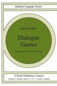 Book Cover for Dialogue Games by Lauri Carlson