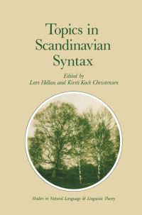 Book Cover for Topics in Scandinavian Syntax by Lars Hellan, Kirsti Koch Christensen