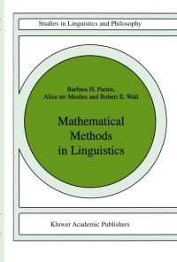 Book Cover for Mathematical Methods in Linguistics by Barbara BH Partee, AG ter Meulen, R Wall