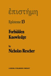 Book Cover for Forbidden Knowledge by Nicholas Rescher