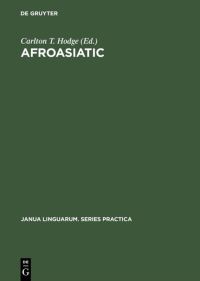 Book Cover for Afroasiatic by Carlton T Hodge