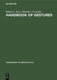 Book Cover for Handbook of Gestures by Robert L Saitz, Edward J Cervenka
