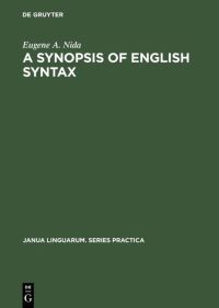 Book Cover for A Synopsis of English Syntax by Eugene A Nida