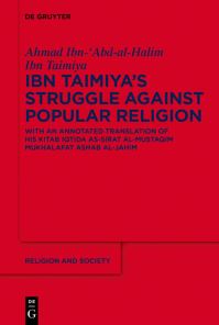 Book Cover for Ibn Taimiya's Struggle Against Popular Religion by Ahmad IbnAbdalHalim Ibn Taimiya