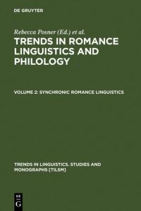 Book Cover for Synchronic Romance Linguistics by Rebecca Posner, John N Green