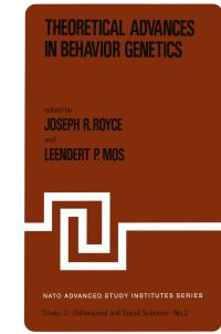 Book Cover for Theoretical Advances in Behavior Genetics by Joseph R Royce, Leendert P Mos