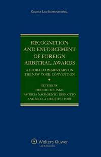 Book Cover for Recognition and Enforcement of Foreign Arbitral Awards by Herbert Kronke