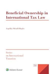 Book Cover for Beneficial Ownership in International Tax Law by Angelika Meindl-Ringler
