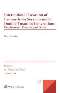Book Cover for International Taxation of Income from Services Under Double Taxation Conventions by Marta Castelon