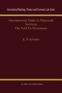Book Cover for International Trade in Financial Services by Krista Nadakavukaren Schefer