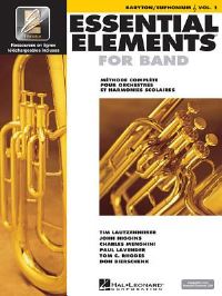 Book Cover for Essential Elements for Band Avec Eei Vol. 1 - Baryton/Euphonium (Treble Clef) French Edition by Hal Leonard Corp