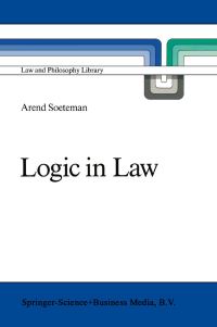 Book Cover for Logic in Law by A Soeteman
