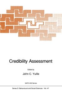 Book Cover for Credibility Assessment by JC Yuille