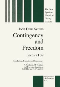 Book Cover for Contingency and Freedom by John Duns Scotus, A Vos
