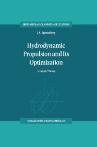 Book Cover for Hydrodynamic Propulsion and Its Optimization by JA Sparenberg