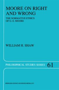 Book Cover for Moore on Right and Wrong by WH Shaw