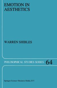Book Cover for Emotion in Aesthetics by Warren A Shibles