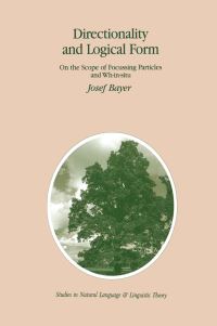Book Cover for Directionality and Logical Form by Josef Bayer