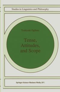 Book Cover for Tense, Attitudes, and Scope by Toshiyuki Ogihara