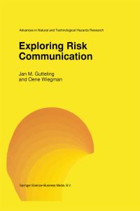 Book Cover for Exploring Risk Communication by Jan M Gutteling, Oene Wiegman