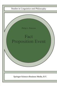 Book Cover for Fact Proposition Event by Philip L Peterson