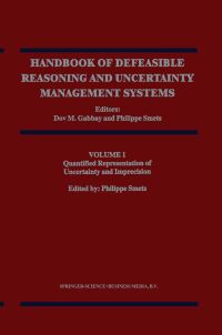 Book Cover for Handbook of Defeasible Reasoning and Uncertainty Management Systems. Volume 1 Quantified Representation of Uncertainty and Imprecision by Dov M Gabbay, Philippe Smets