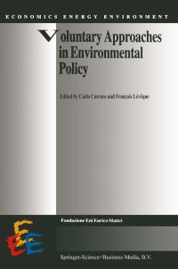 Book Cover for Voluntary Approaches in Environmental Policy by Carlo Carraro, François Lévêque