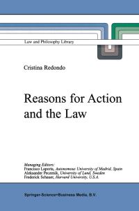 Book Cover for Reasons for Action and the Law by MC Redondo